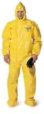 New Dupont Tychem 9000 Br Chemical Coveralls Protection Suit Hood Boots Hr