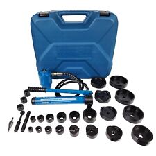Temco 4 Hydraulic Knockout Punch Electrical Conduit Hole Cutter Set Ko Tool Kit