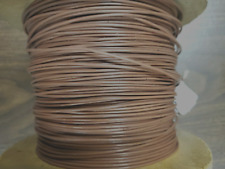 Teflon 18awg Tfe 18ga Brown Strand Wire Silv Plated Per 20ft Section Freeship