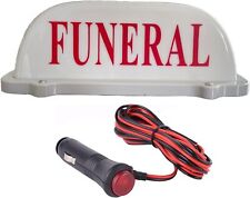 Funeral Car Top Sign Display Car Magnet Roof Sign With Magnetic Base Waterproof
