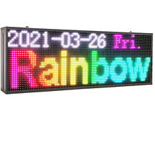 P10 Led Sign Wifi Outdoor Full Color Programmable Led Display 39x 14 Sign Board