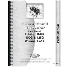 New Parts Manual For Fits International Harvester 100g Crawler