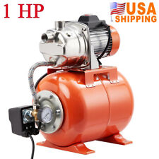 1hp Shallow Well Pump Garden Automatic Water Booster Jet Pump With Pressure Tank