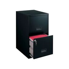 Filing Cabinet 2-drawer Steel File Cabinet With Lock Black
