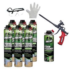 Sprayman Spray Foam Insulation Set Of 6 Guncleaner Included