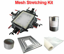 Manual Screen Printing Strecting Kit Aluminum Frame Mesh Stretcher Household