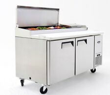 New 2 Door 67 Refrigerated Pizza Prep Table Cooler Nsf Atosa Mpf8202gr 2229