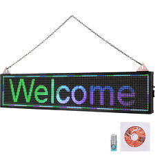 Vevor Led Scrolling Sign Led Display Board 40 X 9 In 7 Color P6 Electronic Sign