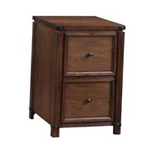 Baton Rouge 2 Drawer With Rustic Design And Metal File Cabinet Brushed Walnut