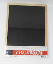 12 X 15 Inch Wood Framed Chalkboard Easel Or Wall - New Factory Sealed