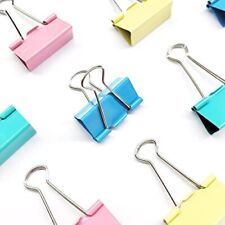 36 Jumbo Binder Clips Paper Clamps Vibrant Colors For Office 2 Inch