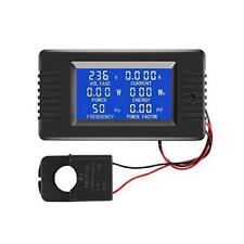 100a Ac 80-260v Battery Monitor Meter Lcd Digital Volt Amp Power Multimeter