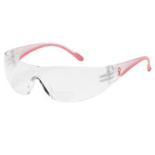 Bouton Lady Eva Bifocal Safety Reading Glasses Pink Temple Clear Anti-fog Lens