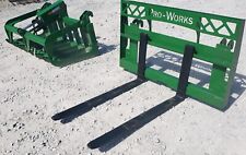 48 Root Grapple And 42 Long Pallet Forks Attachment Fits John Deere Loader