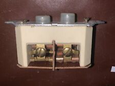 Nos Push Button Light Switch Crouse Hinds  Porcelain Industrial Quality Rare