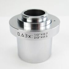 Leica 541007 0.63x C-mount 37mm Microscope Camera Adapter For Mz Series