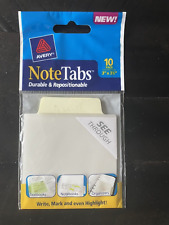 Avery Note Tabs See Through Write Mark Highlight 10 Pack Text Books New Package
