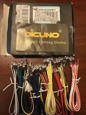 Dicuno Light Emitting Diode 5mm 5 Colors Round Assorted