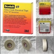 High Temp Glass Cloth Electrical Tapes 69 - 69 34x66 Scotch Glass Cloth Tape
