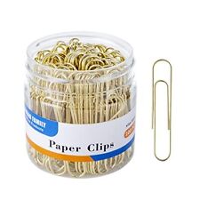 Fudao Family Large Paper Clips Gold Paper Clips 2 Inch Paper Clip Jumbo Paper