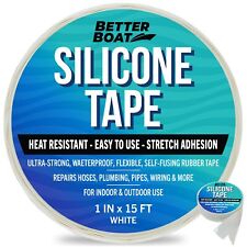 White Heavy Duty Silicone Tape Plumbing Self Fusing Silicone Tape Plumbing 15ft