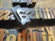 Printing Letterpress Printer Type Block Antique Wood Alphabet 34