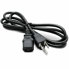 6ft Computer Power Supply Ac Cord Cable Wire For Hp Dell Acer Desktop Pc System
