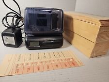 Pix-15 Amano Time Clock Recorder W Forms Works Electronic Digital No Key