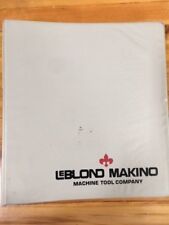 Leblond Makino Cnc Lathe Operator - Programmers Manual For Ct40 Fanuc Mate Tc