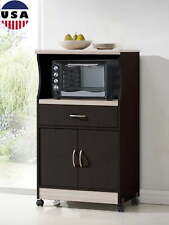 Modern Kitchen Islands Microwave Cart W1 Drawer Storage Small Appliances Pots
