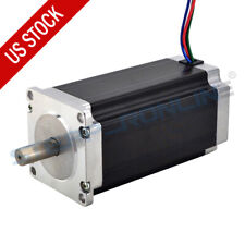 Nema 23 Stepper Motor 3nm425oz.in 4.2a 113mm 10mm Shaft For Cnc Router Mill