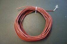 50 Ft - 18 Awg Stranded 600v Silver Plated Copper Teflon Ptfe Wire - Brown