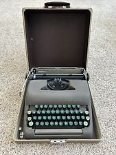 1950s Smith-corona Sterling Green Keys Typewriter Needs Carriage Cable
