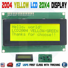 Lcd 2004 Yellow 20x4 Lcd2004 Character Module Display Screen For Arduino Hd44780