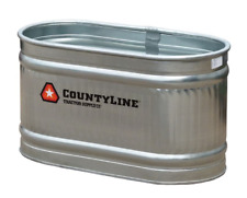 Countyline 50130028 100 Gal. Capacity Galvanized Oval Stock Tank