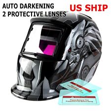 Hg New Solar Auto Darkening Welding Helmet Arc Tig Mig Certified Mask Grinding