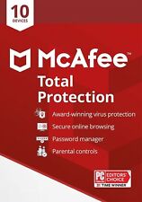 Mcafee Total Protection For 10-devices For Pcs Macs Smartphones And Tablets