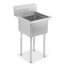 Commercial Stainless Steel Kitchen Utility Sink - 23.5 Wide