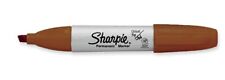 Sharpie Permanent Markers Broad Chisel Tip Single Brown
