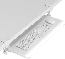 Keyboard Tray Under Desk Pull Out Keyboard Mouse Tray With C Clamp 2...