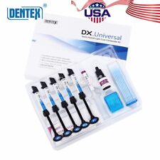 Dx.universal Dental Light Cure Composite Resin Kit Shade Etching Gel Adhesive
