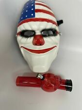 Premium Hookah Gas Mask With Bong - Usa  American Flag Face Quality Mask
