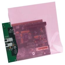 100x 4 Mil Anti-static Bags 18 X 24 Large Pink Poly Bag Open Ended Motherboard