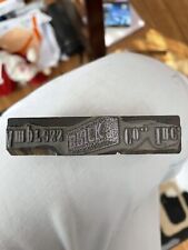 Vintage Wood Metal Printing Press Block Stamp Ink Plate A Press Brick Co. Inc