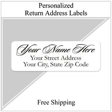 60 Return Address Labels Personalized Printed 34 X 2 14 Script