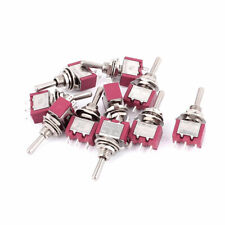 Truck On-off-on 3 Position Spdt Momentary Toggle Switch Ac 120v 5a 10pcs
