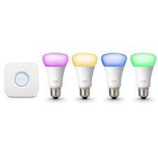 Philips Hue Gen 3 60w A19 White Color Ambiance Smart 4 Bulb Kit - 471960