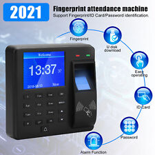 Biometric Fingerprint Checking-in Attendance Machine Office Employee Time Clock
