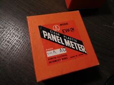 2 Vintage Kyoritsu Clear Panel Meter Ew-20 Ac 1ma