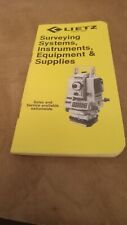 Vintage Lietz Surveying Systems Instruments Equipment Supplies Notebook